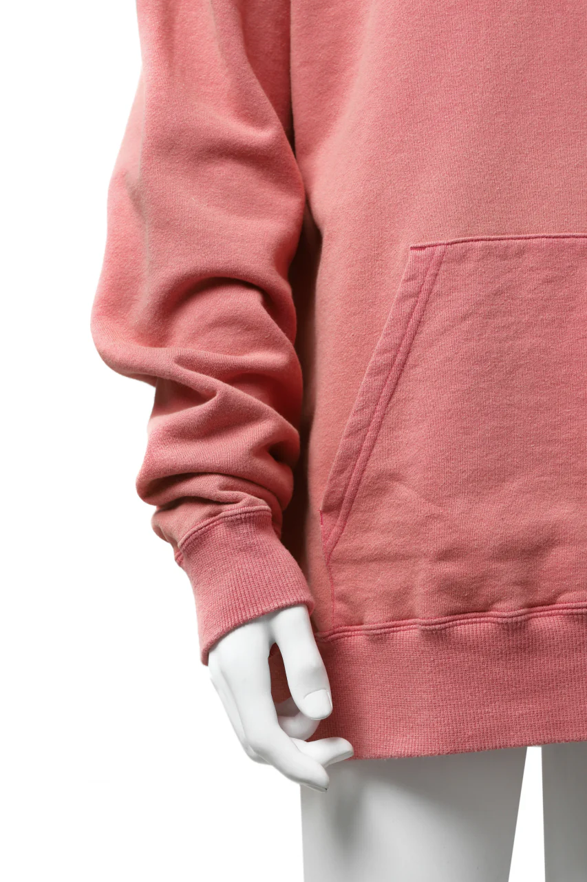 Y's REGULAR FIT LOGO SWEATER HOODIE - used finish (PINK) - Image 16
