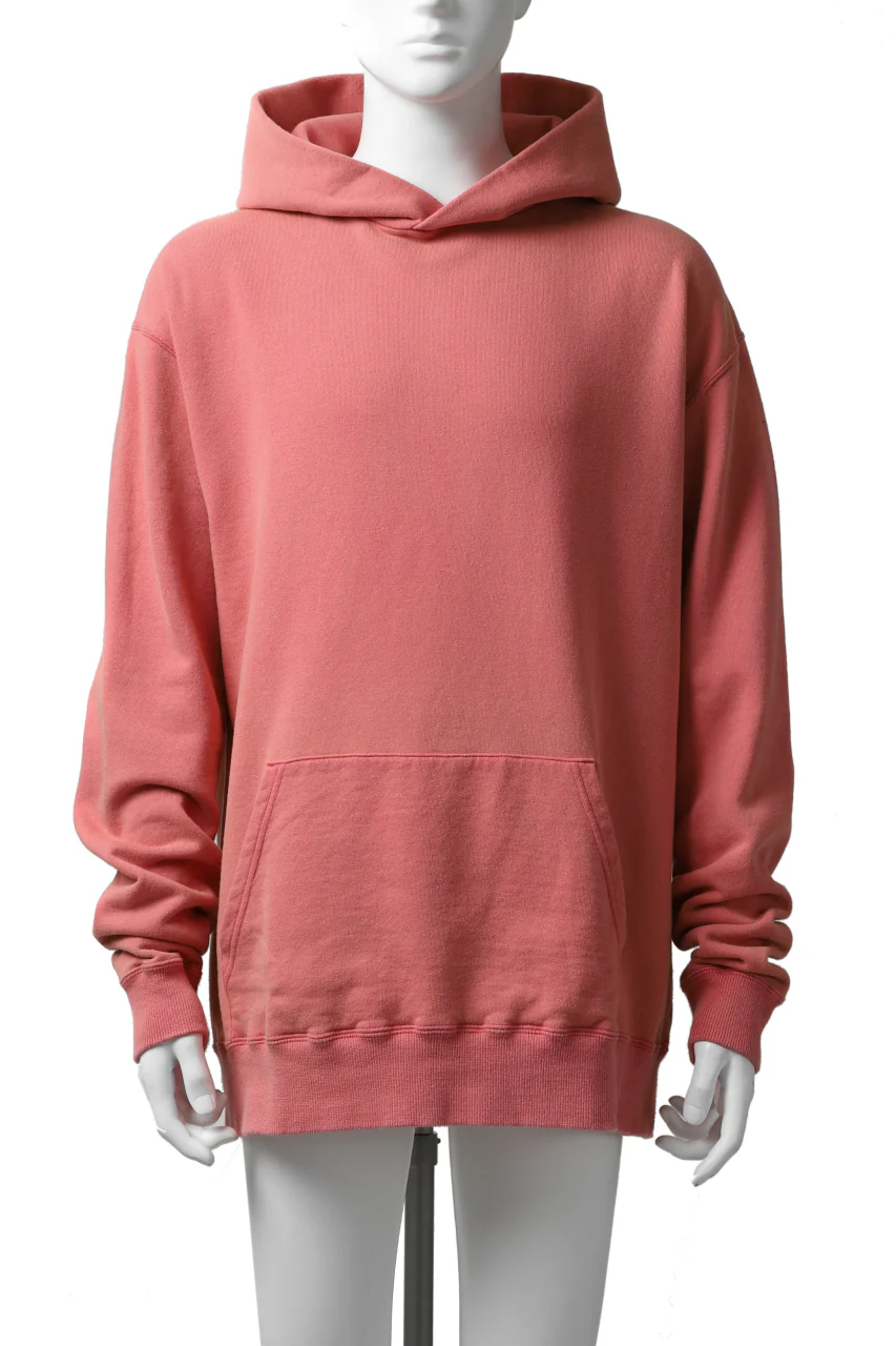 Y's REGULAR FIT LOGO SWEATER HOODIE - used finish (PINK) - Image 8