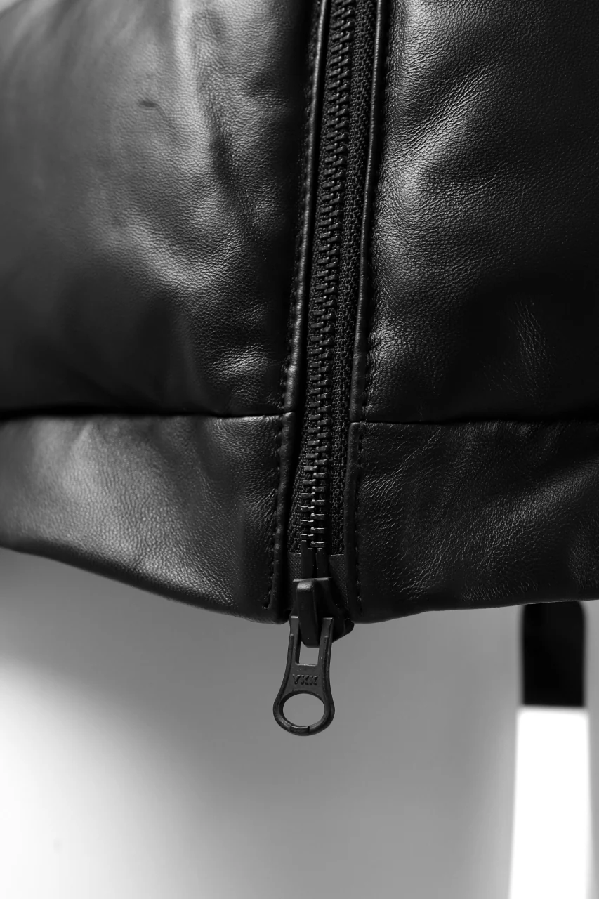 Y's.... SHEEP LEATHER DOWN JACKET (BLACK) - Image 28