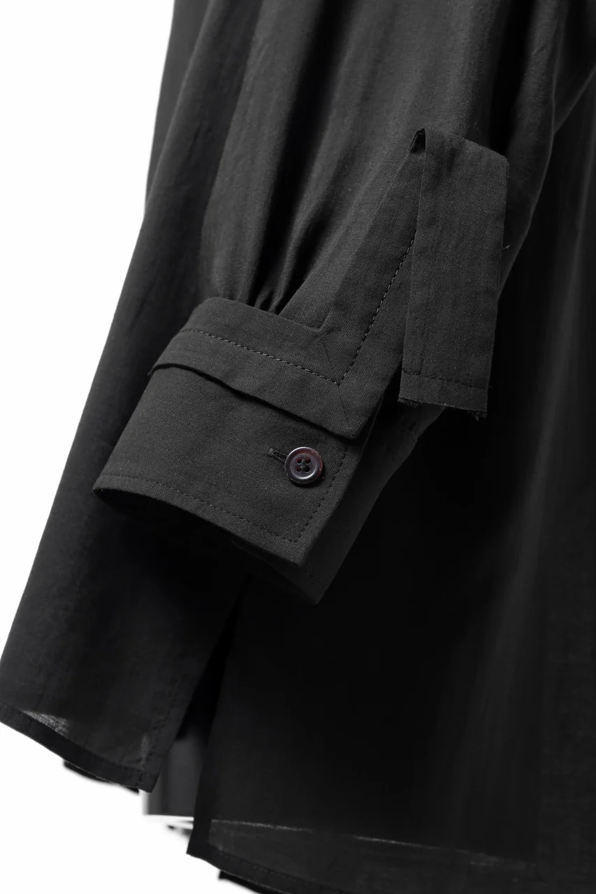Y's TAPE FLAP POCKET SHIRT / CELLULOSE LOAN (BLACK) - Image 26