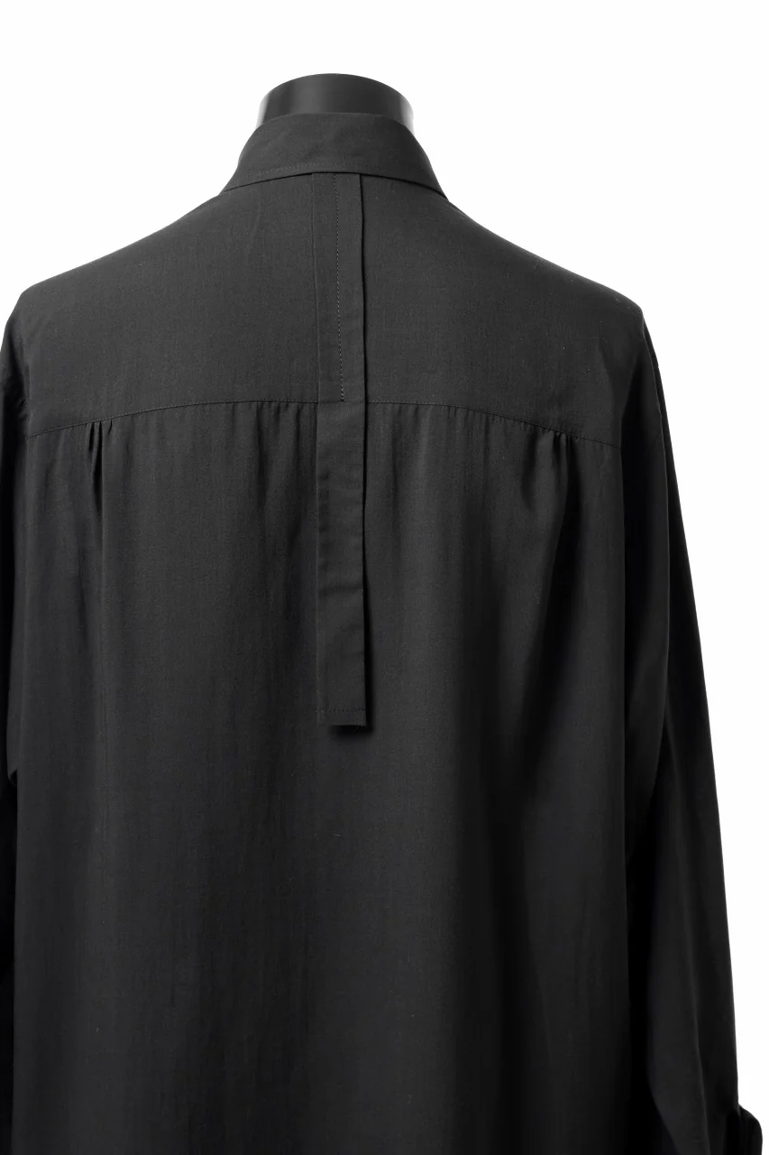 Y's TAPE FLAP POCKET SHIRT / CELLULOSE LOAN (BLACK) - Image 28
