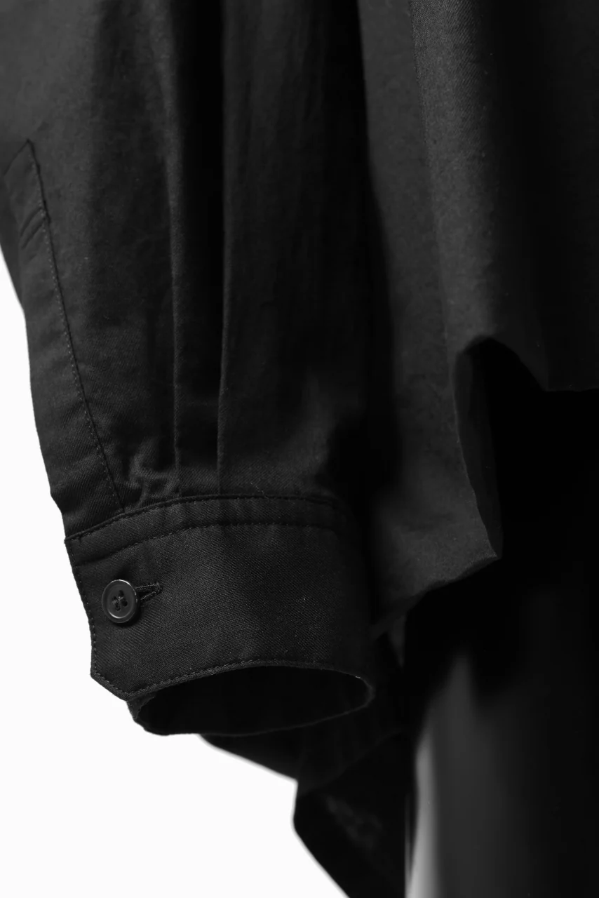 Y's VOLUMETRIC BLOUSON SHIRT (BLACK) - Image 20