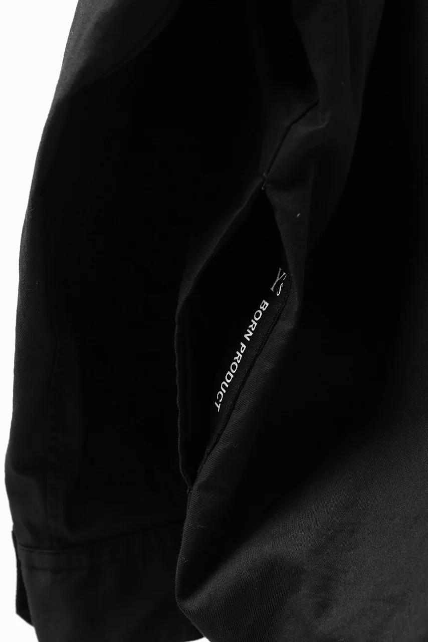 Y's VOLUMETRIC BLOUSON SHIRT (BLACK) - Image 21
