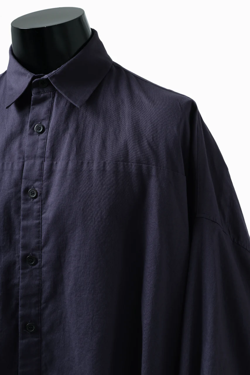 Y's VOLUMETRIC BLOUSON SHIRT (NAVY) - Image 18