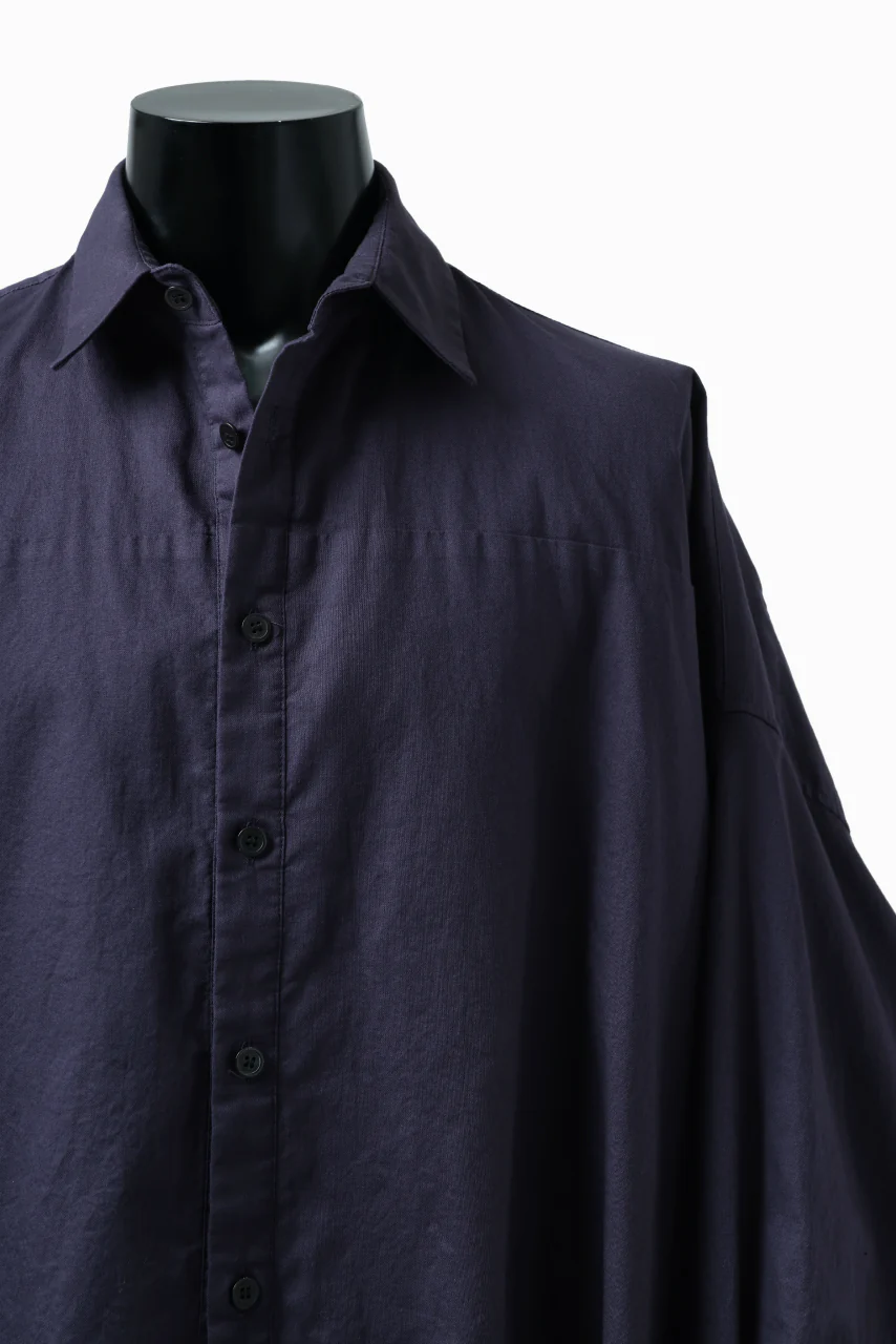 Y's VOLUMETRIC BLOUSON SHIRT (NAVY) - Image 21