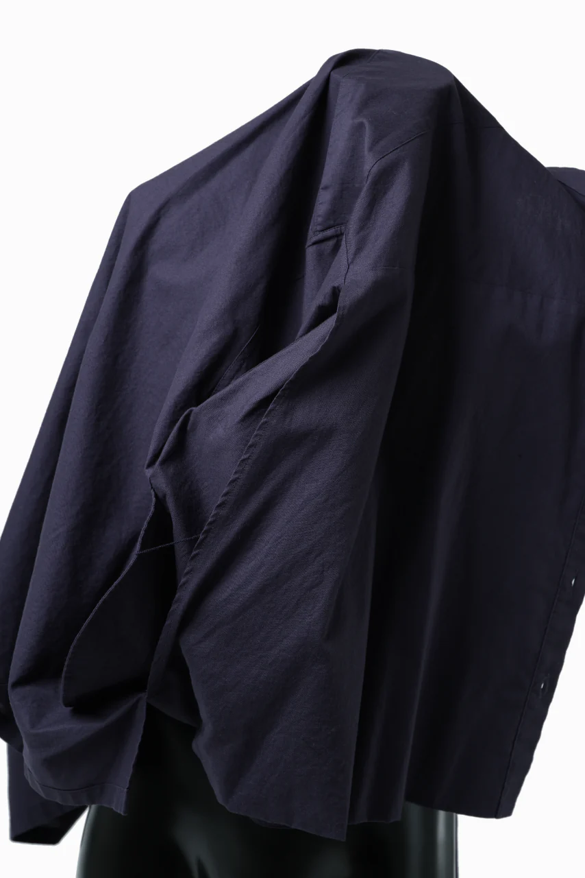 Y's VOLUMETRIC BLOUSON SHIRT (NAVY) - Image 26