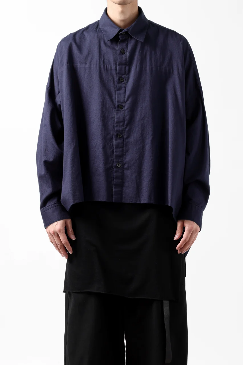 Y's VOLUMETRIC BLOUSON SHIRT (NAVY) - Image 27