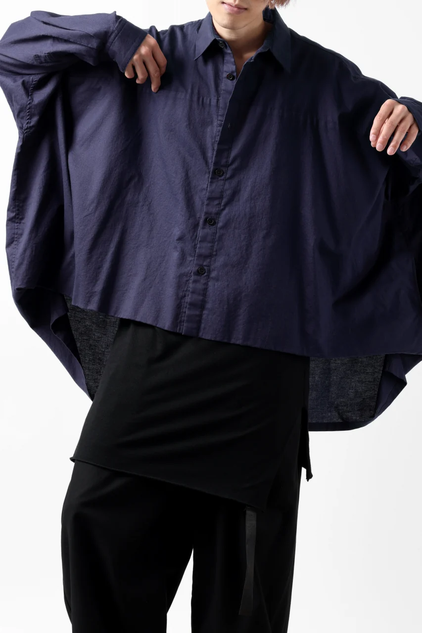 Y's VOLUMETRIC BLOUSON SHIRT (NAVY) - Image 28