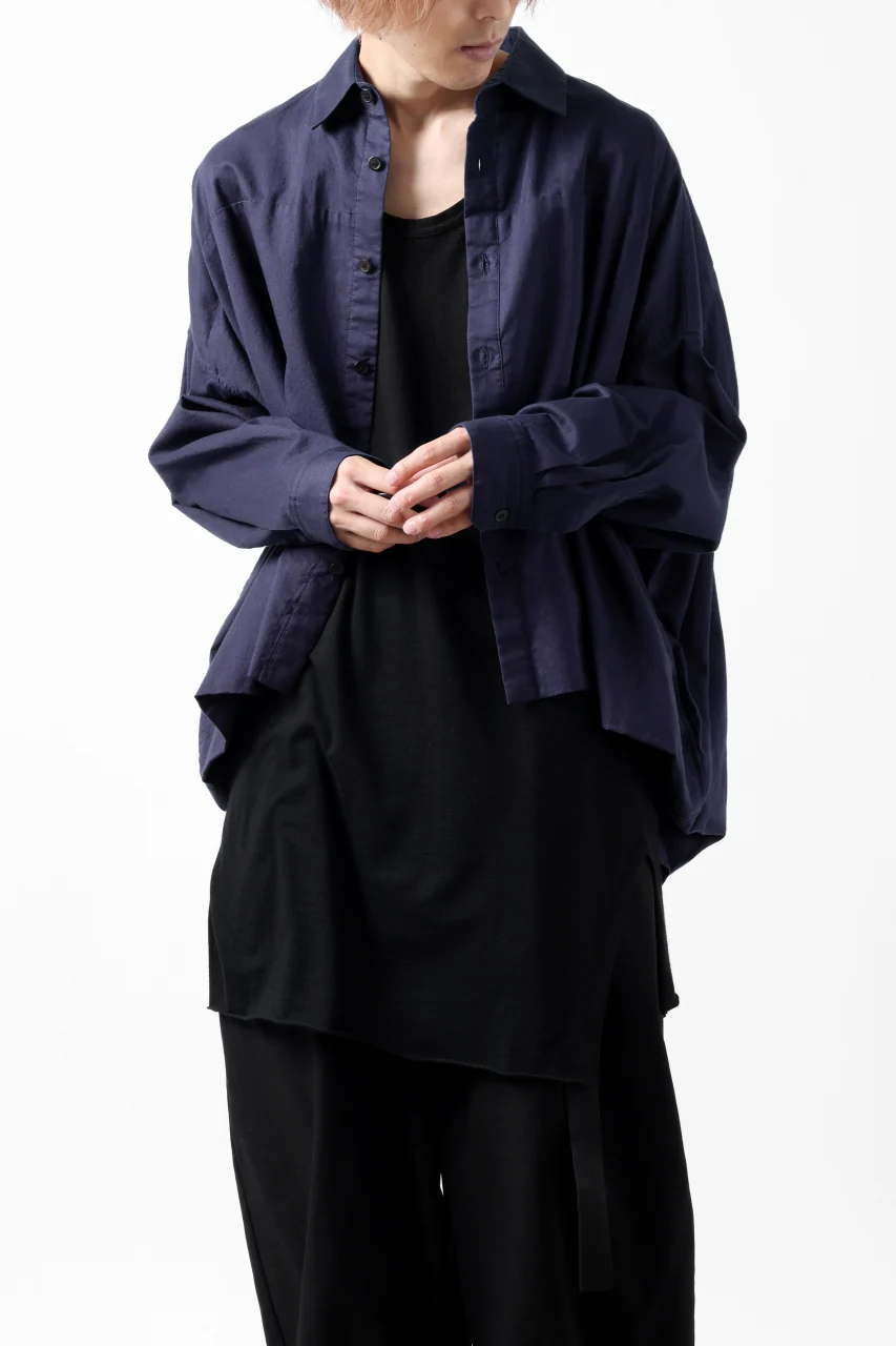 Y's VOLUMETRIC BLOUSON SHIRT (NAVY) - Image 33