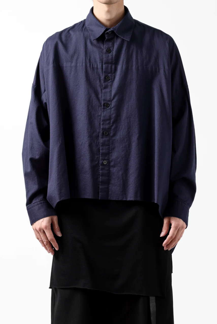 Y's VOLUMETRIC BLOUSON SHIRT (NAVY) - Image 36