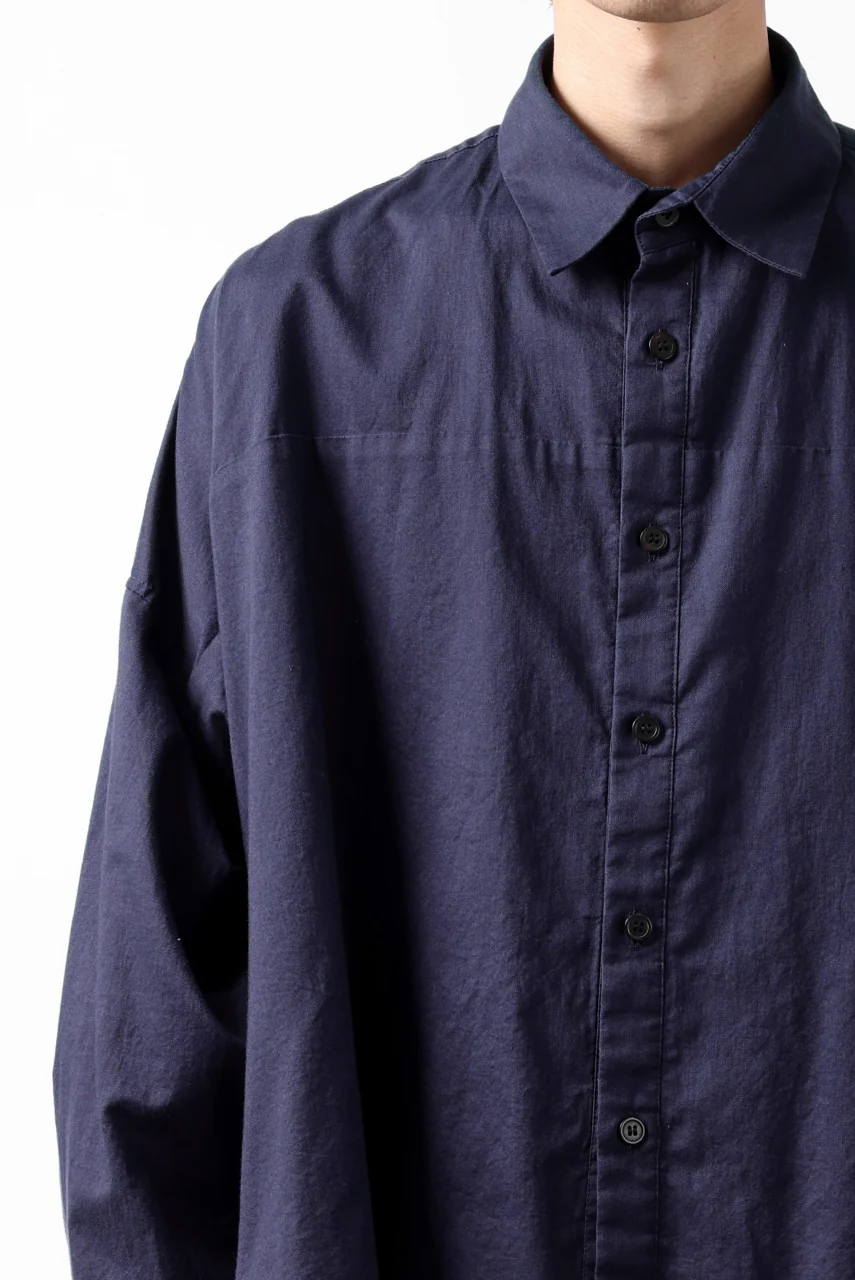 Y's VOLUMETRIC BLOUSON SHIRT (NAVY) - Image 39
