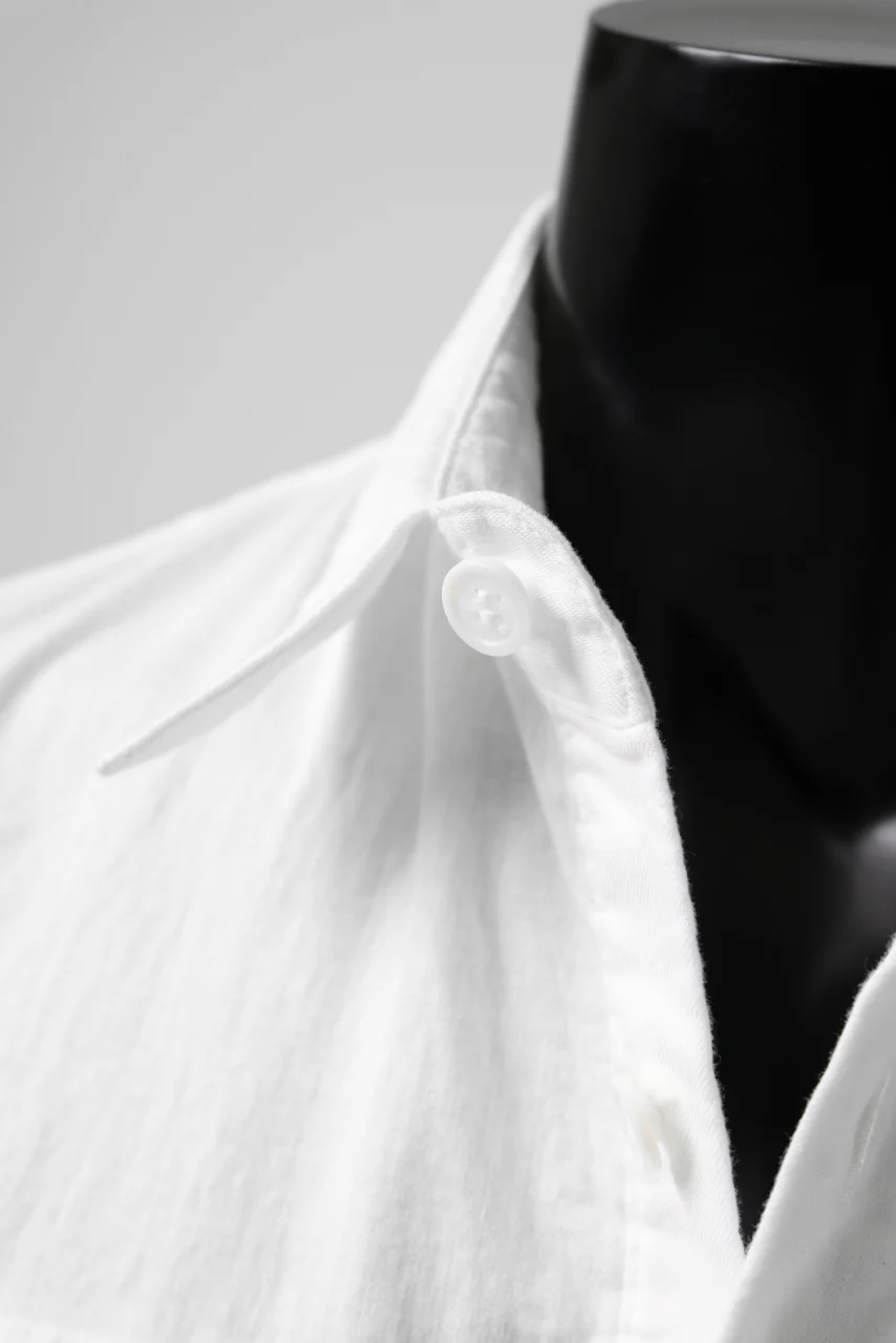 Y's VOLUMETRIC BLOUSON SHIRT (WHITE) - Image 18