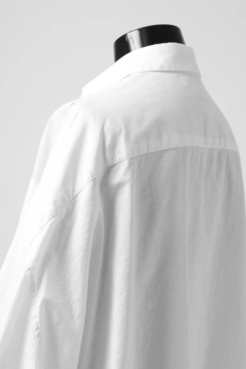 Y's VOLUMETRIC BLOUSON SHIRT (WHITE) - Image 19