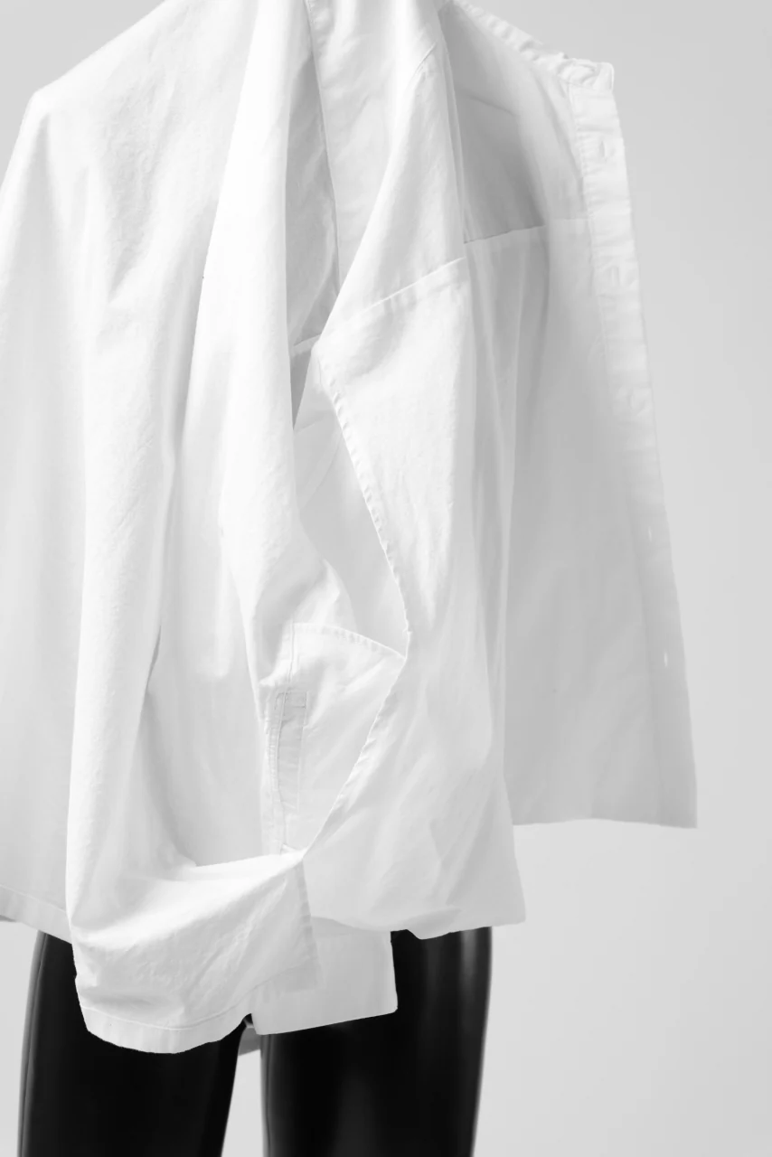 Y's VOLUMETRIC BLOUSON SHIRT (WHITE) - Image 22