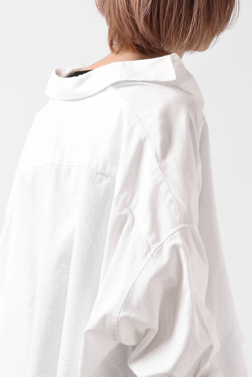 Y's VOLUMETRIC BLOUSON SHIRT (WHITE) - Image 38