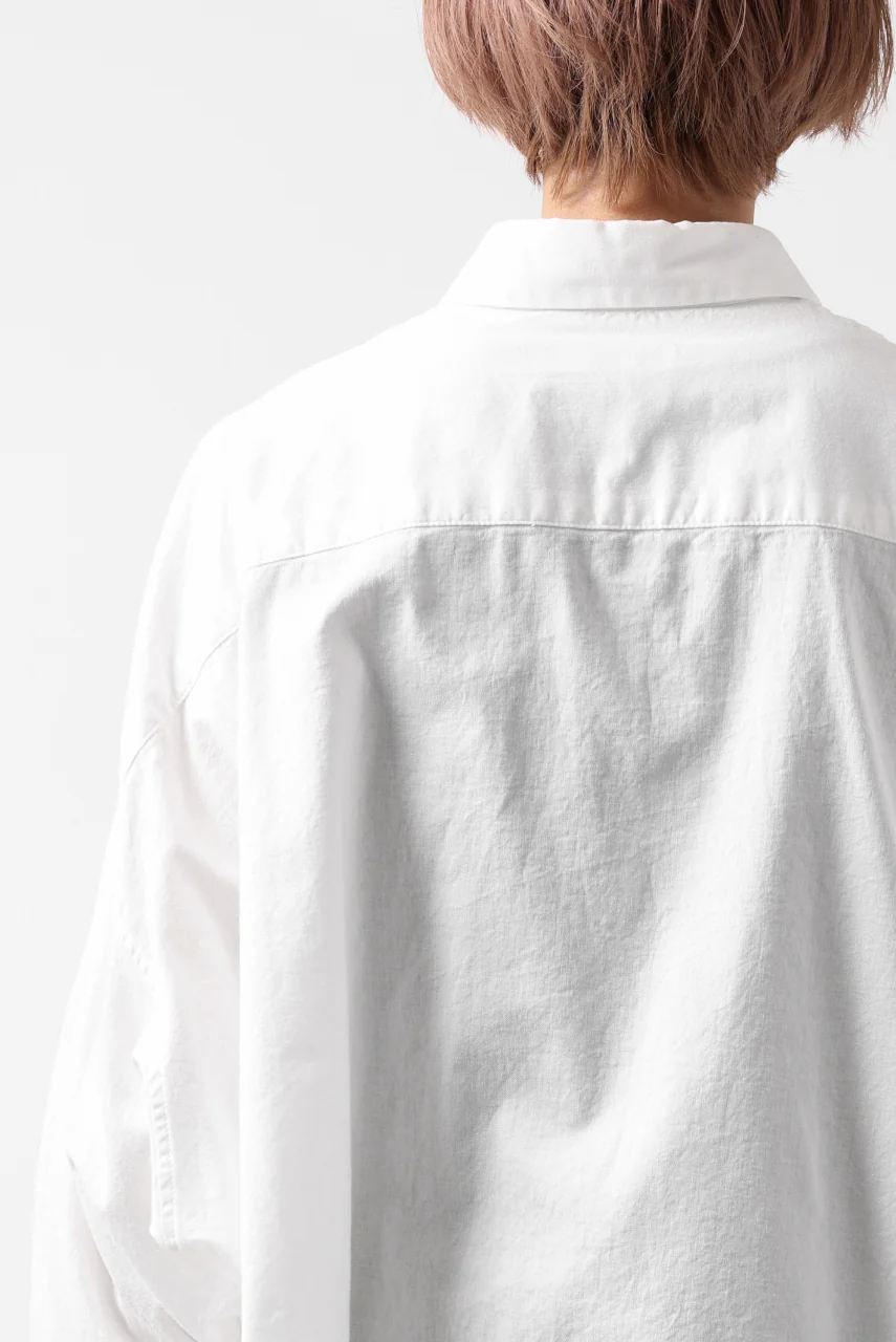 Y's VOLUMETRIC BLOUSON SHIRT (WHITE) - Image 39