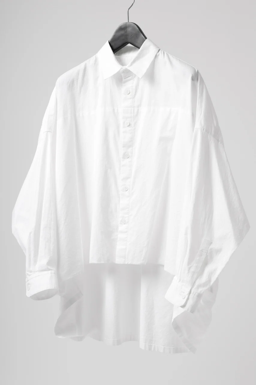 Y's VOLUMETRIC BLOUSON SHIRT (WHITE) - Image 6