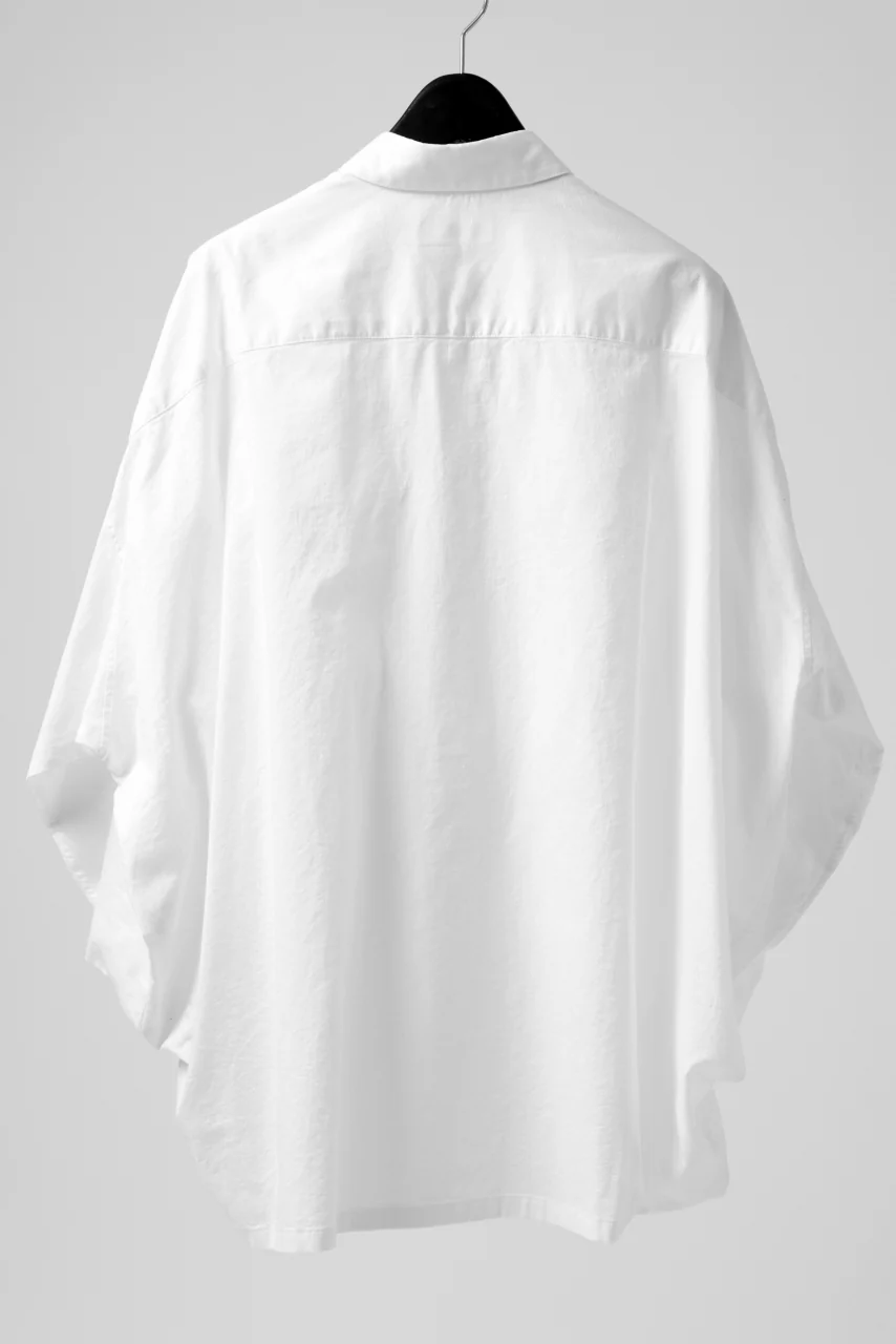 Y's VOLUMETRIC BLOUSON SHIRT (WHITE) - Image 7