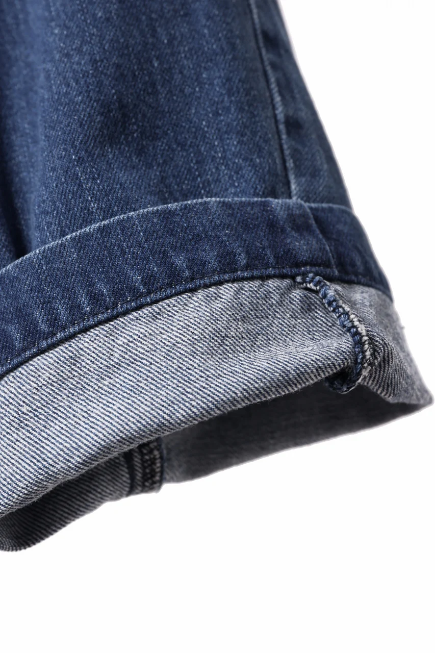 Y's WAIST STRING SLIM PANTS / 8oz SPOTTED HORSE CRAFT DENIM (INDIGO) - Image 11