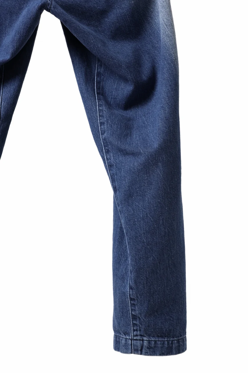 Y's WAIST STRING SLIM PANTS / 8oz SPOTTED HORSE CRAFT DENIM (INDIGO) - Image 9