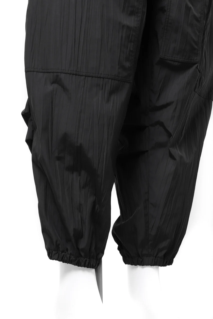 Y's.... WRINKLE TEXTURE TACTICAL PANTS (BLACK) - Image 13