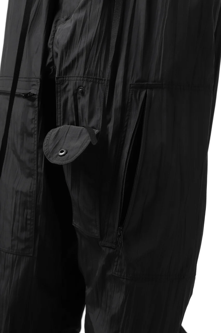 Y's.... WRINKLE TEXTURE TACTICAL PANTS (BLACK) - Image 15