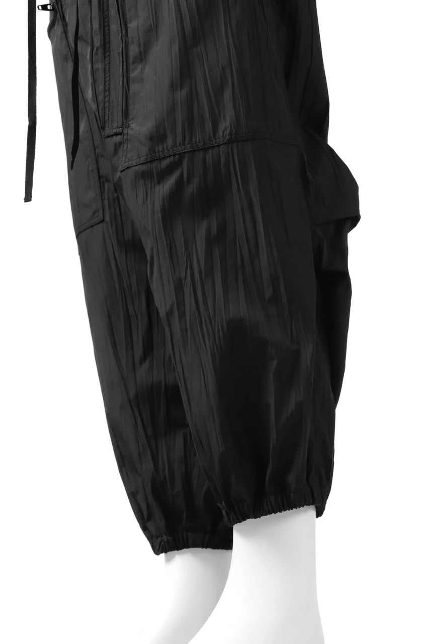 Y's.... WRINKLE TEXTURE TACTICAL PANTS (BLACK) - Image 17