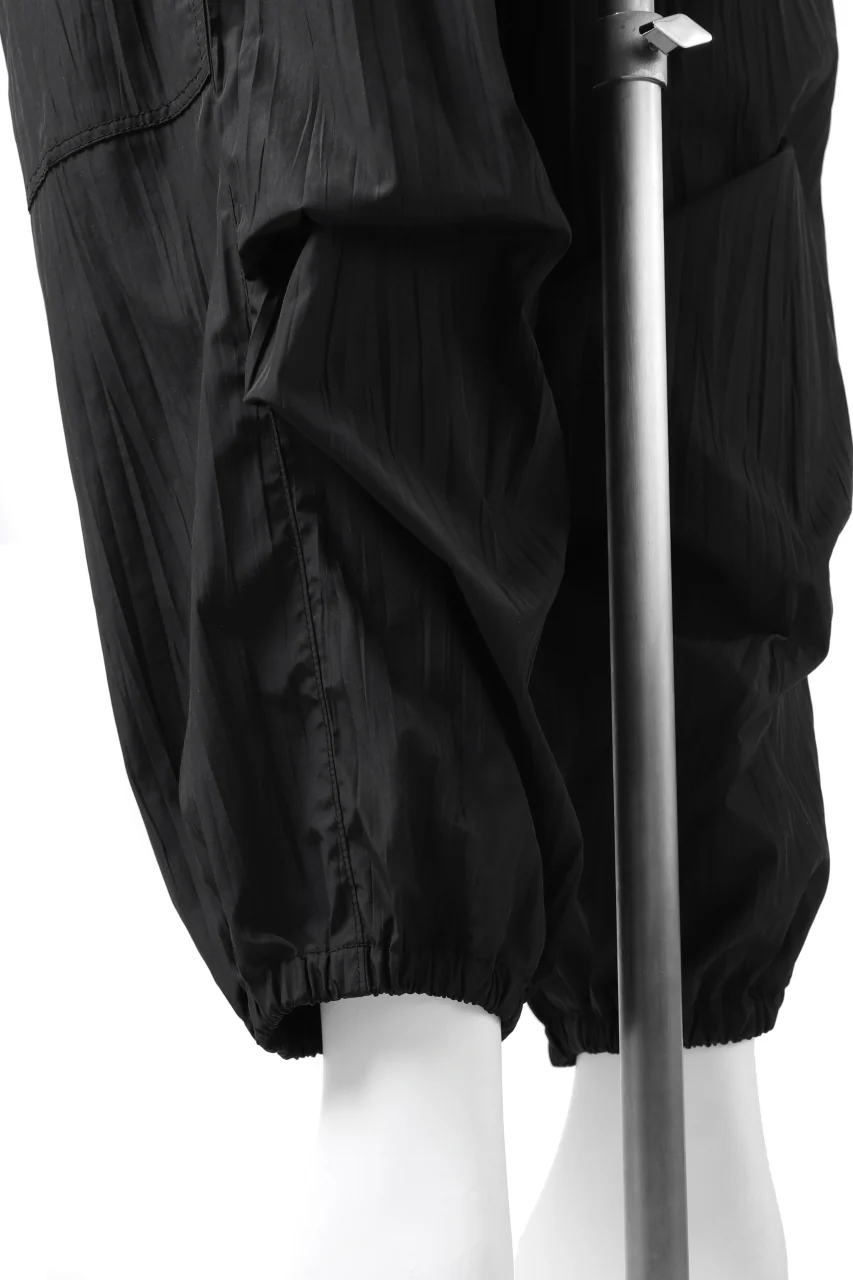 Y's.... WRINKLE TEXTURE TACTICAL PANTS (BLACK) - Image 19