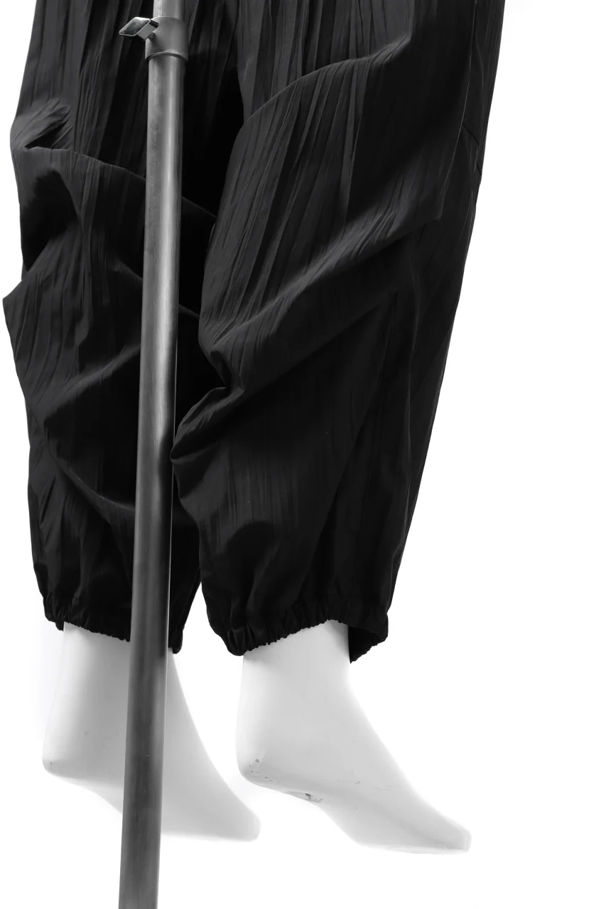Y's.... WRINKLE TEXTURE TACTICAL PANTS (BLACK) - Image 20