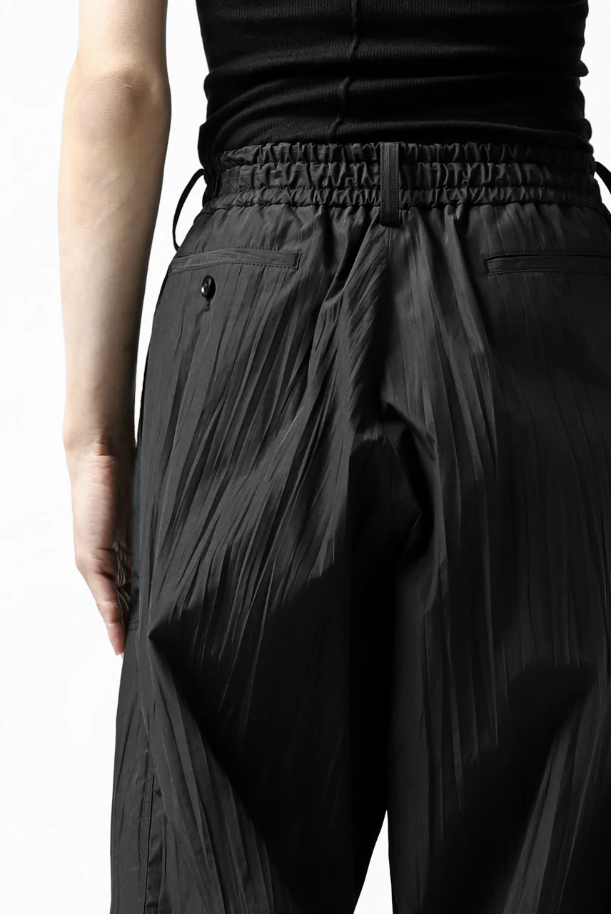 Y's.... WRINKLE TEXTURE TACTICAL PANTS (BLACK) - Image 26