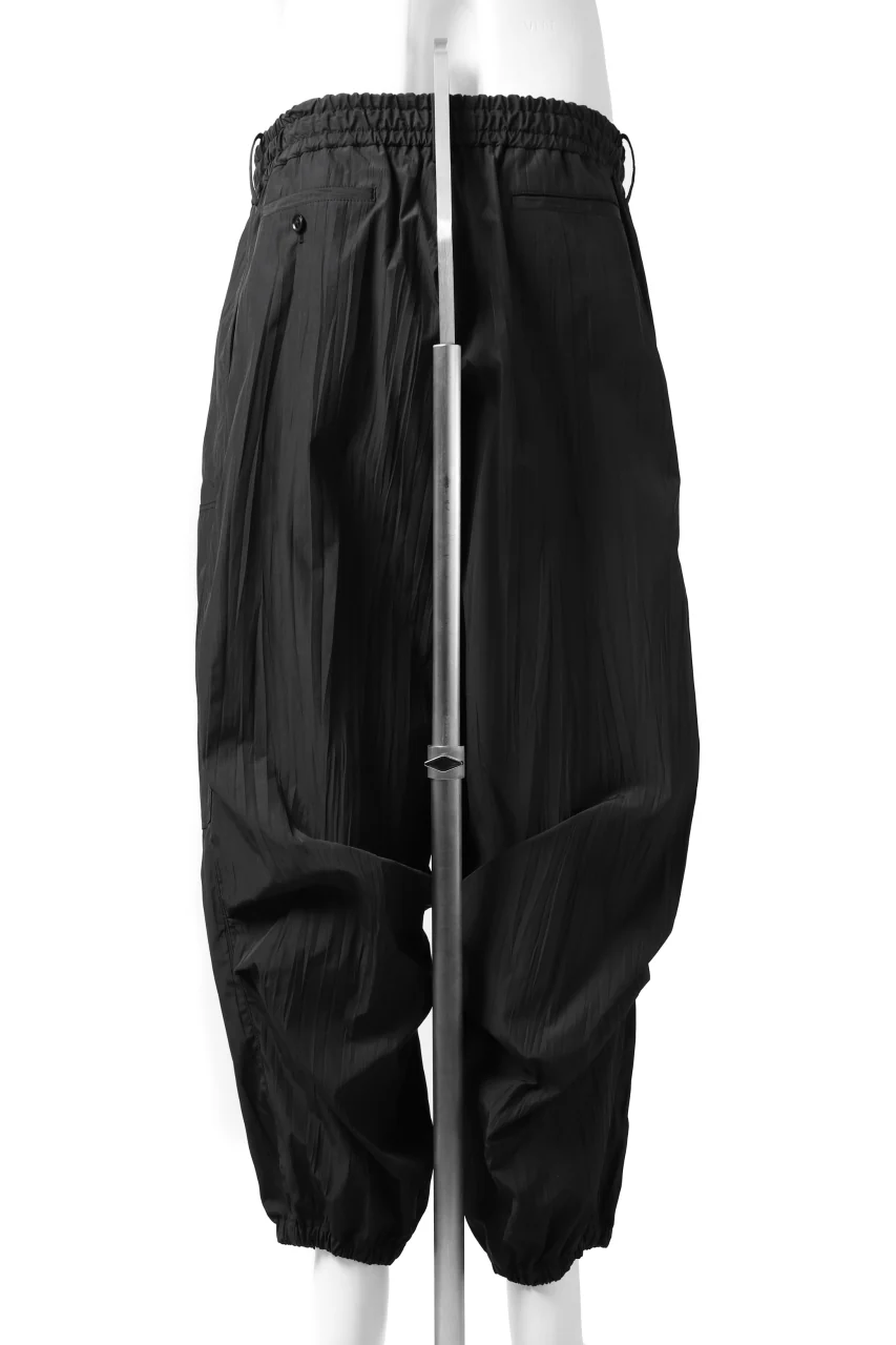 Y's.... WRINKLE TEXTURE TACTICAL PANTS (BLACK) - Image 8