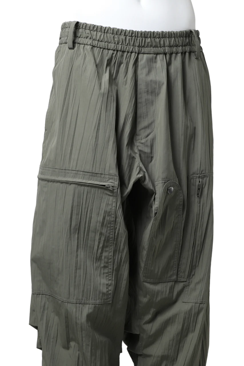 Y's.... WRINKLE TEXTURE TACTICAL PANTS (KHAKI) - Image 14