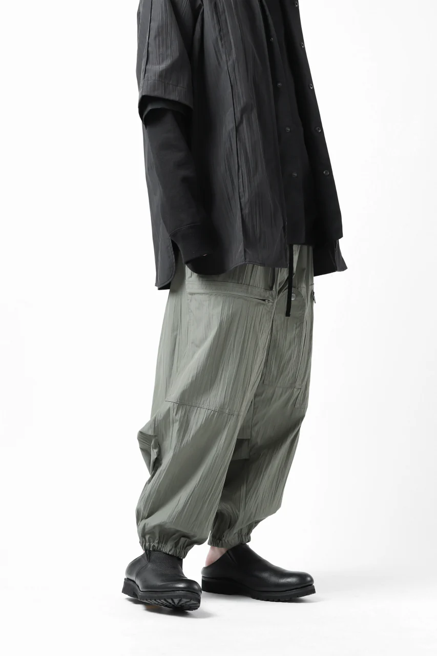 Y's.... WRINKLE TEXTURE TACTICAL PANTS (KHAKI) - Image 30
