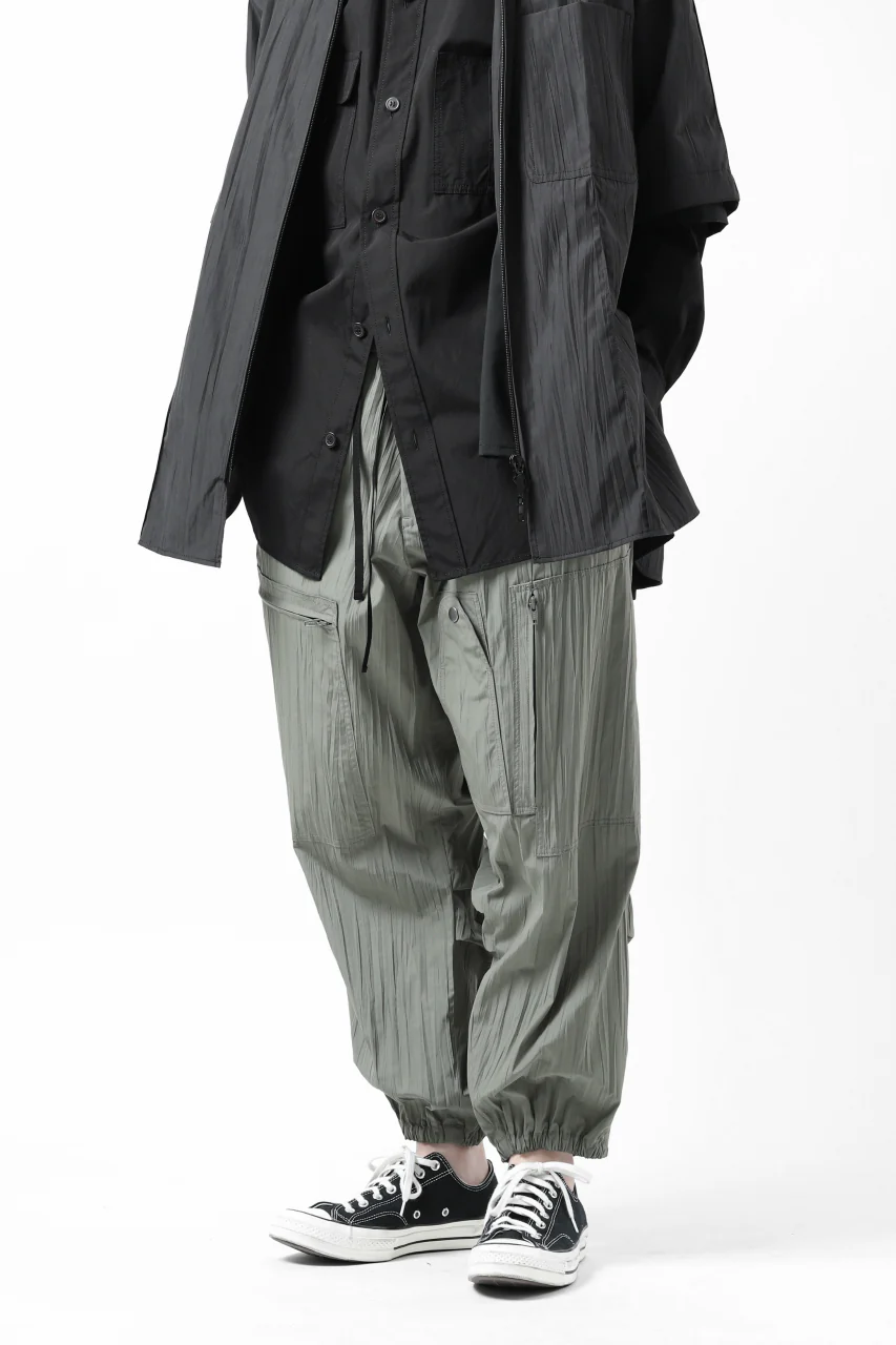 Y's.... WRINKLE TEXTURE TACTICAL PANTS (KHAKI) - Image 32