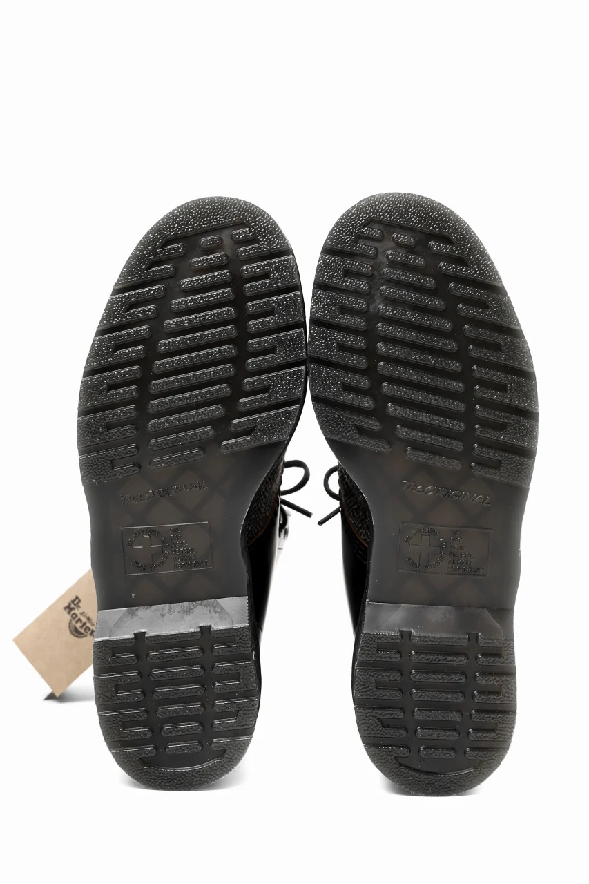 Y's x Dr. Martens 10-EYES BACK ZIP BOOTS / MOON FABRIC (BLACK) - Image 21