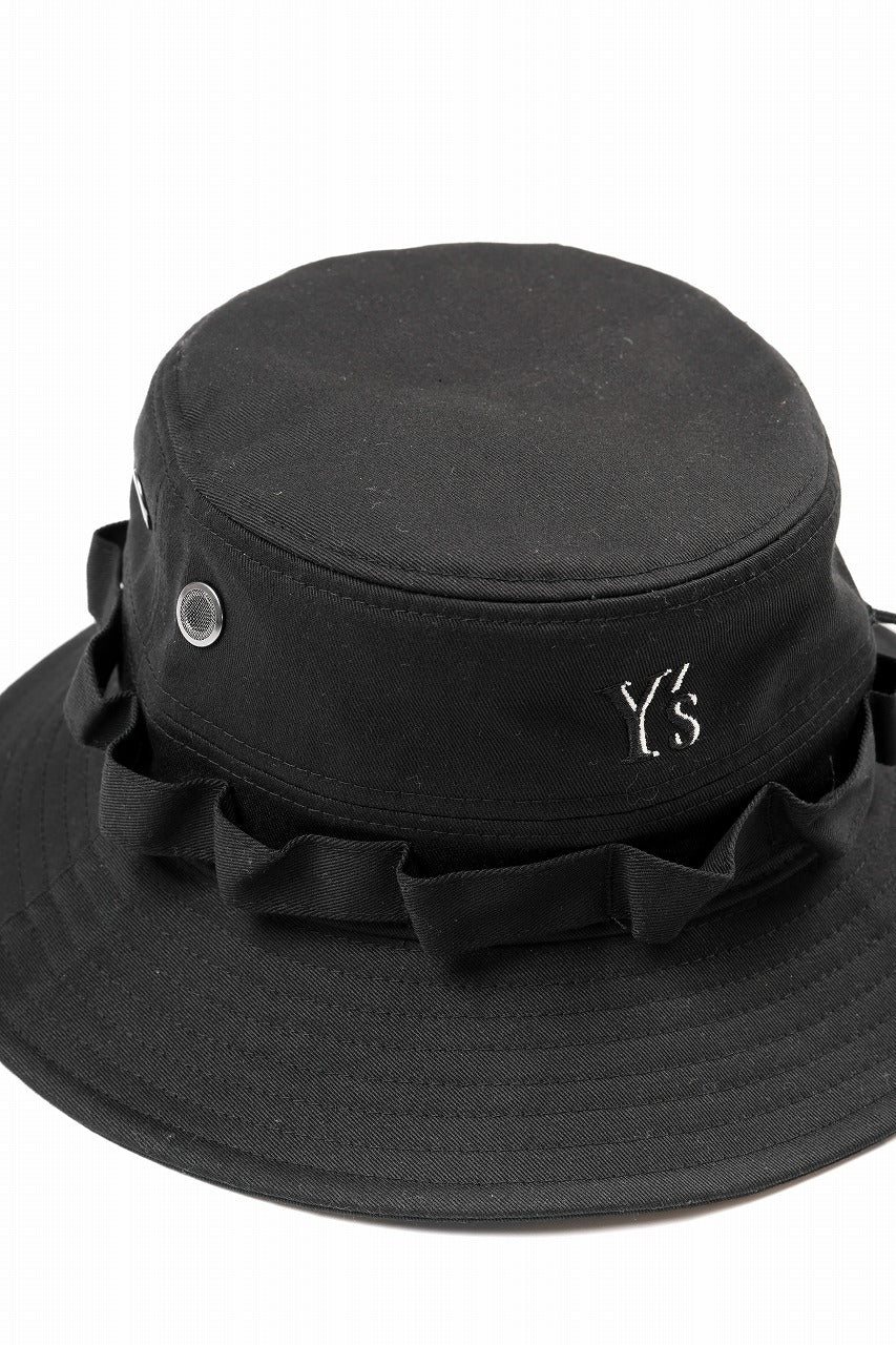 Y's x New Era® ADVENTURE LOGO HAT (BLACK) - Image 12