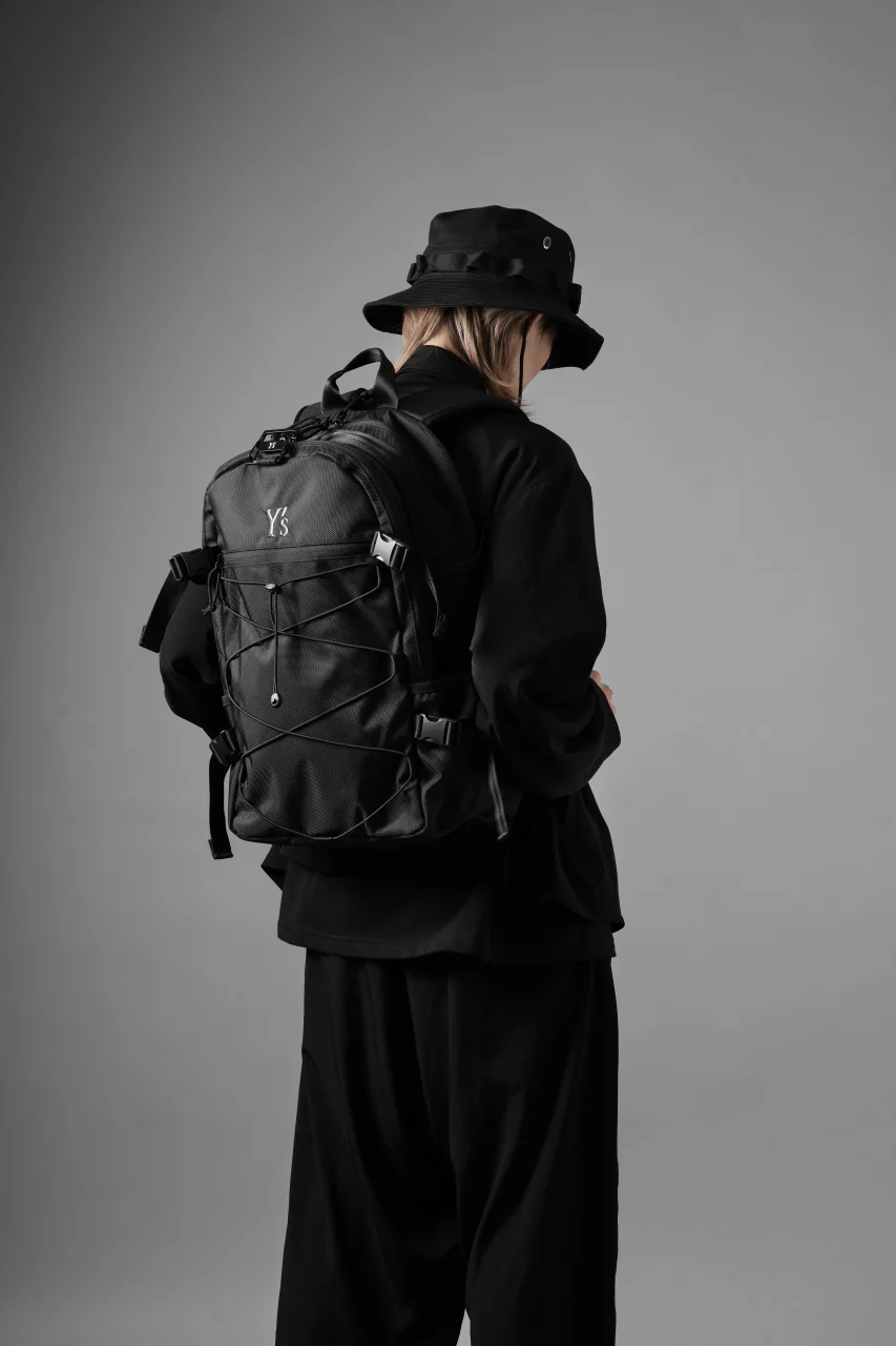 Y's x New Era® ADVENTURE LOGO HAT (BLACK) - Image 19