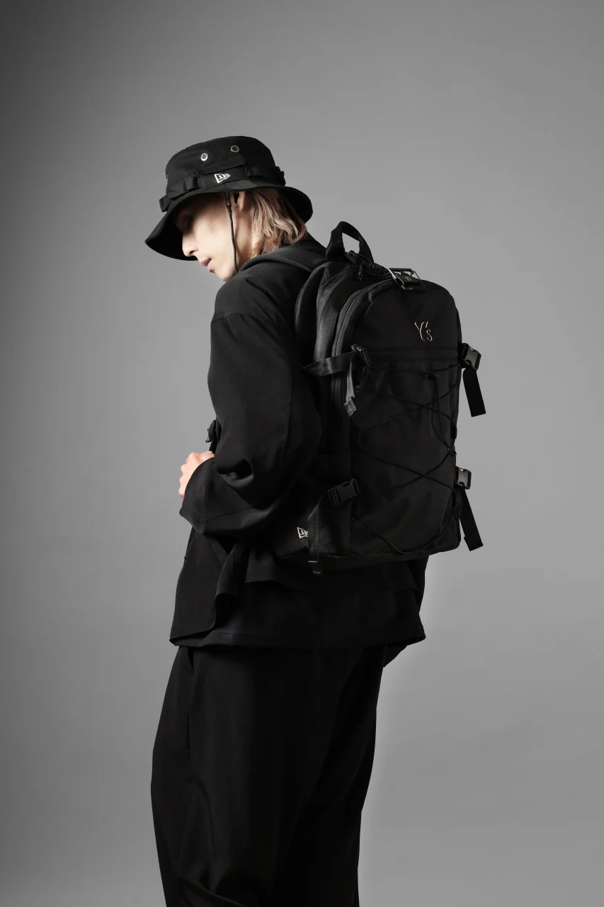 Y's x New Era® ADVENTURE LOGO HAT (BLACK) - Image 20