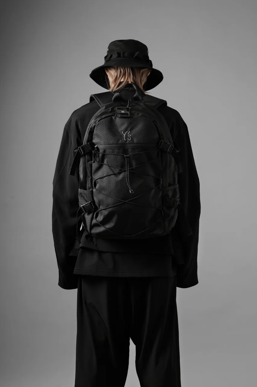 Y's x New Era® ADVENTURE LOGO HAT (BLACK) - Image 23