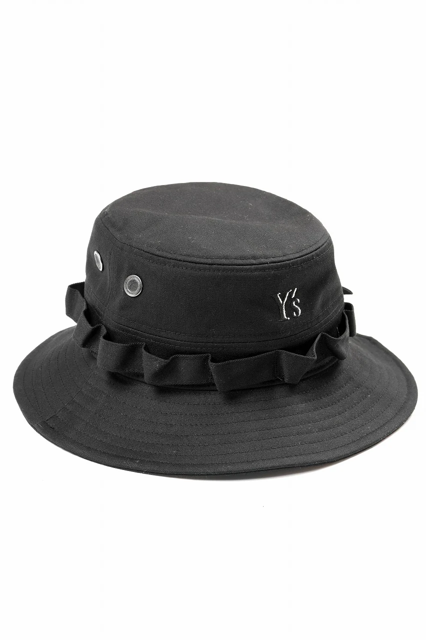 Y's x New Era® ADVENTURE LOGO HAT (BLACK) - Image 6