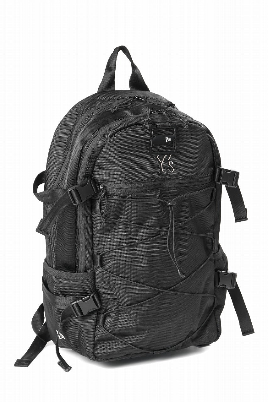 Y's x New Era® BUNGEE CORD LOGO BACKPACK (BLACK) - Image 2
