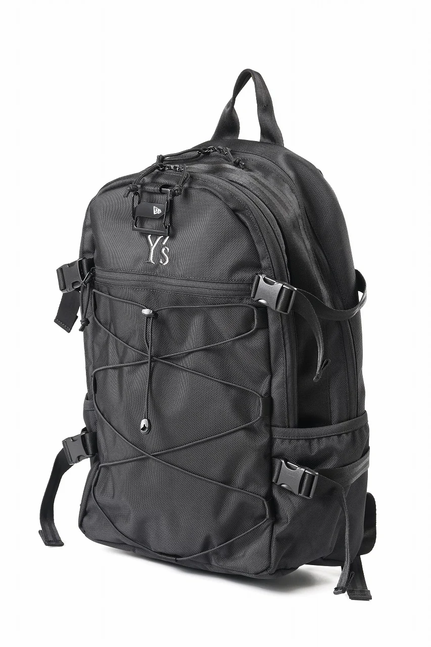 Y's x New Era® BUNGEE CORD LOGO BACKPACK (BLACK) - Image 3