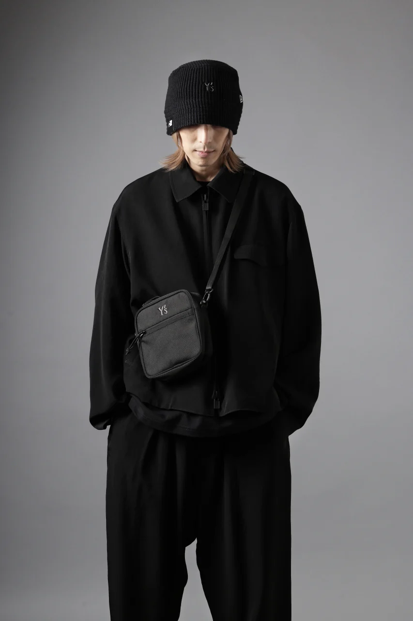 Y's x New Era® KNIT BUCKET OUTLINE HAT (BLACK) - Image 13