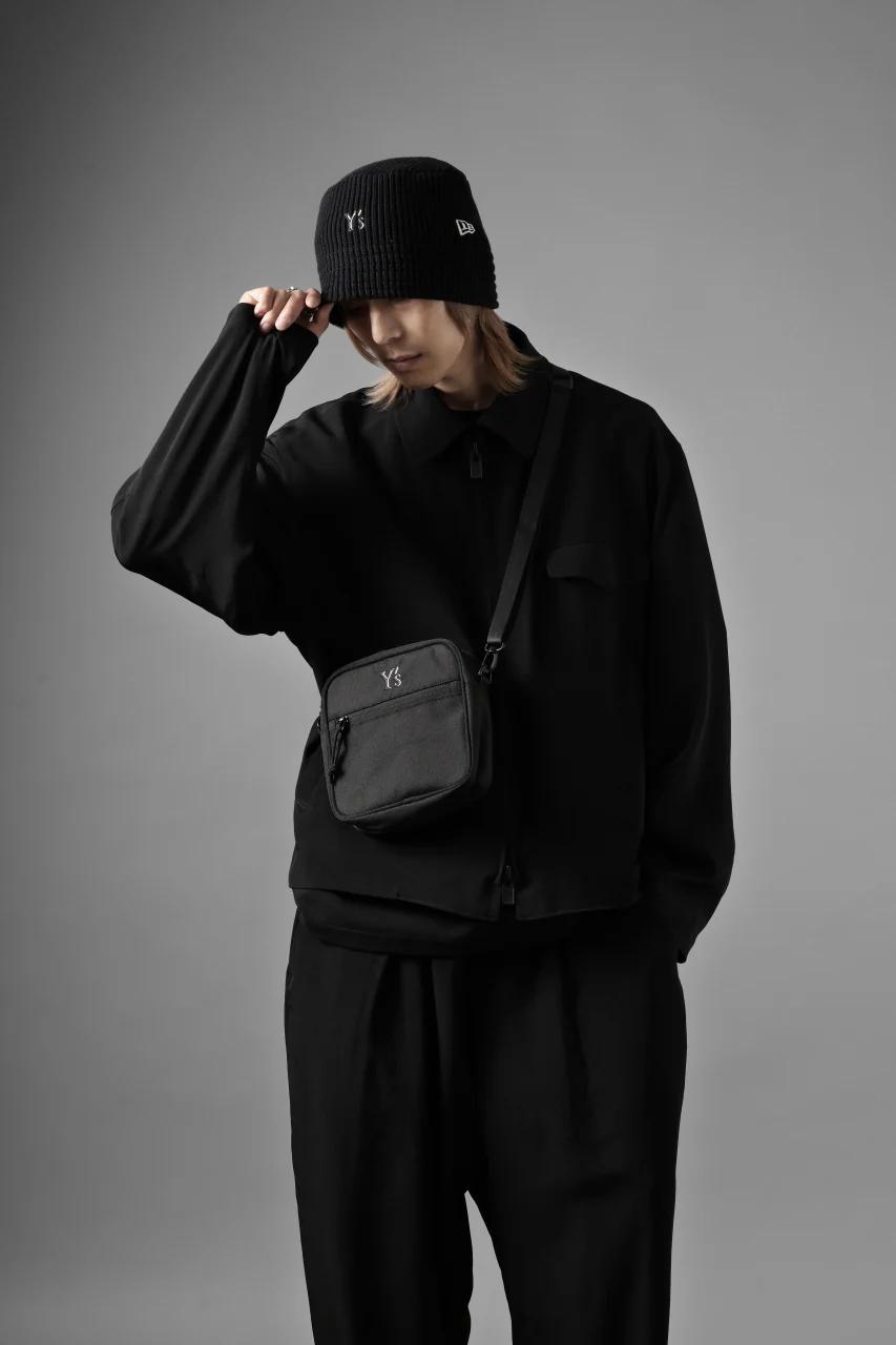 Y's x New Era® KNIT BUCKET OUTLINE HAT (BLACK) - Image 14