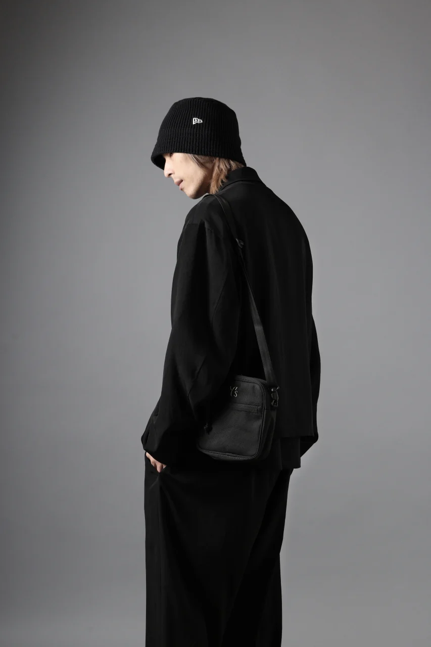 Y's x New Era® KNIT BUCKET OUTLINE HAT (BLACK) - Image 15