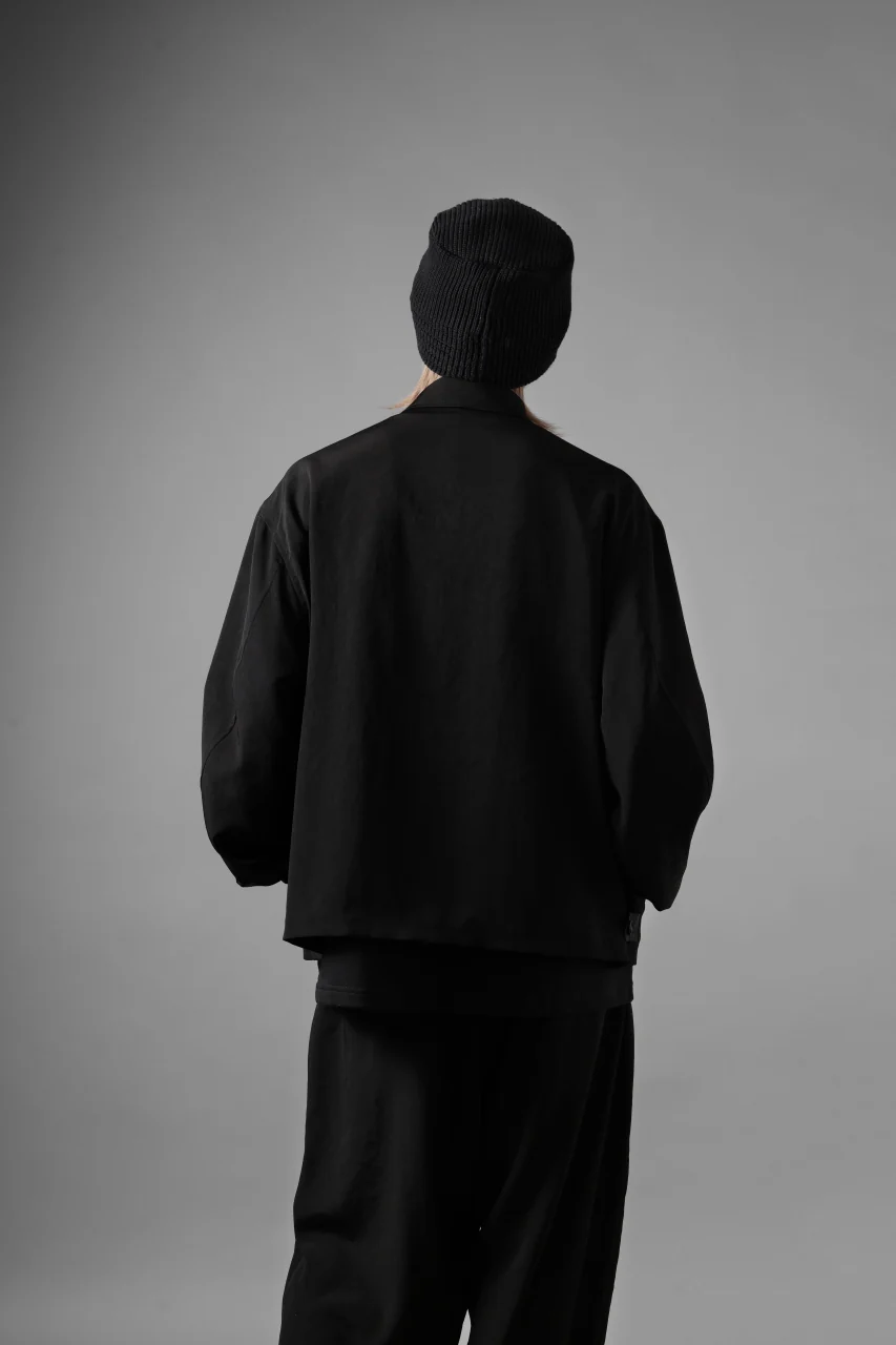 Y's x New Era® KNIT BUCKET OUTLINE HAT (BLACK) - Image 16