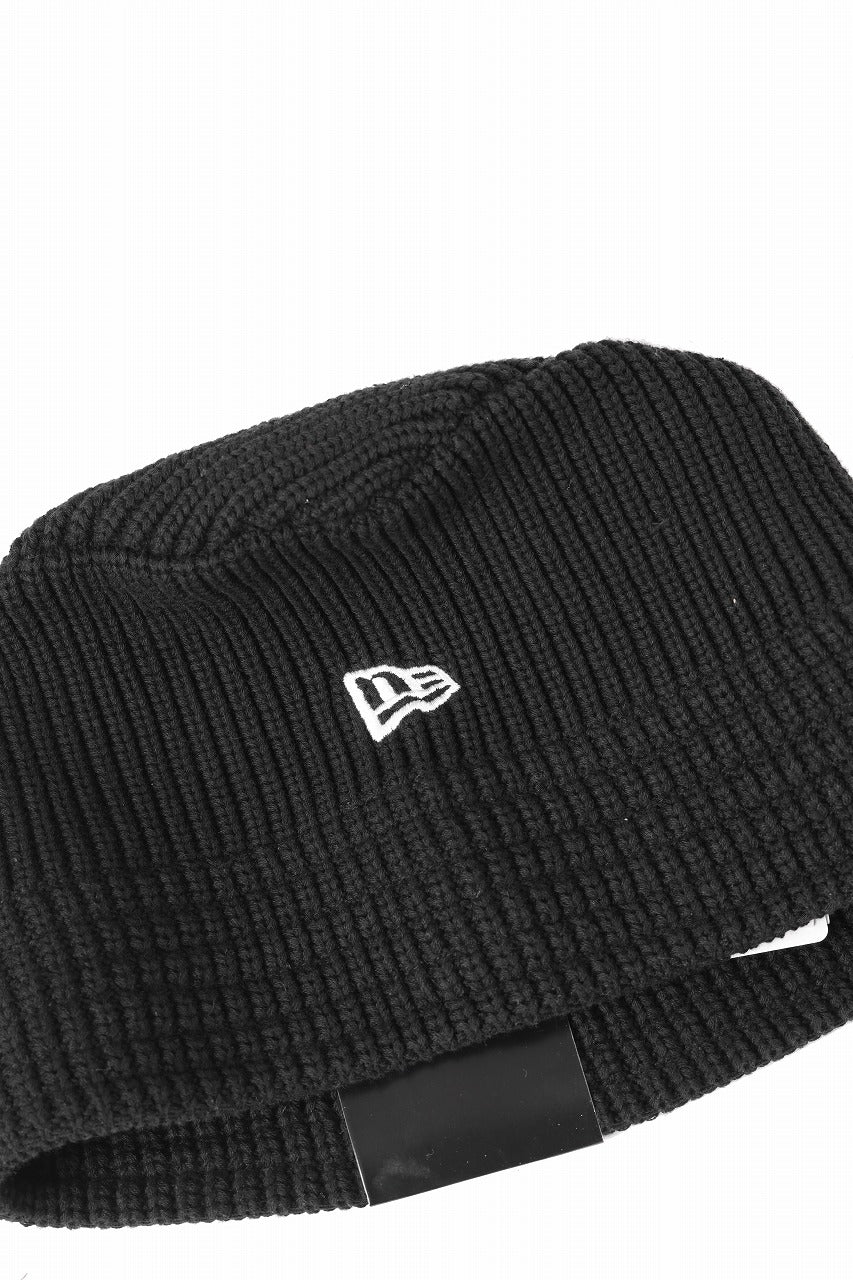 Y's x New Era® KNIT BUCKET OUTLINE HAT (BLACK) - Image 6