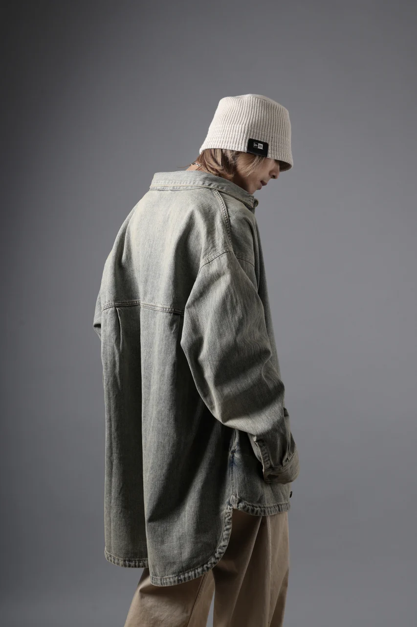 Y's x New Era® KNIT BUCKET OUTLINE HAT (OFF WHITE) - Image 19