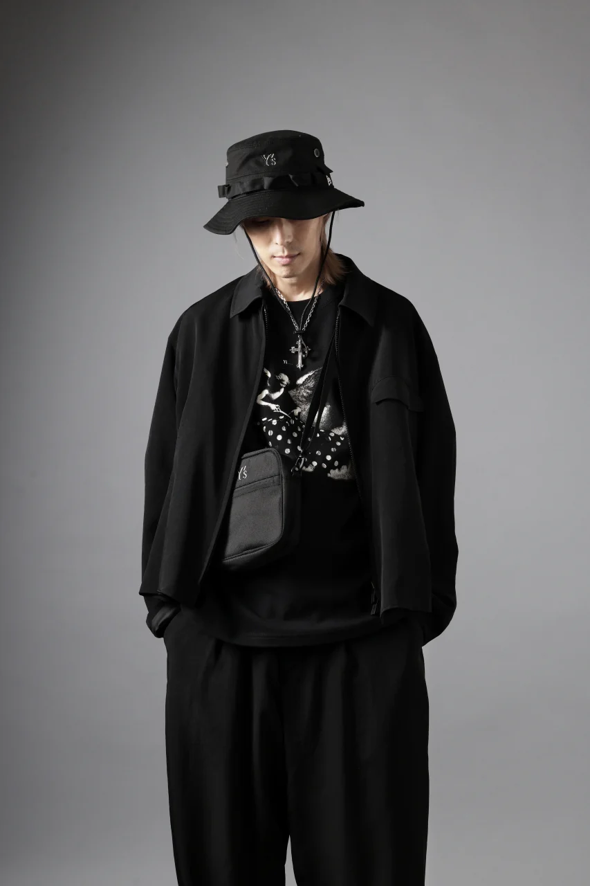 Y's x New Era® SQUARE SHOULDER POUCH (BLACK) - Image 10