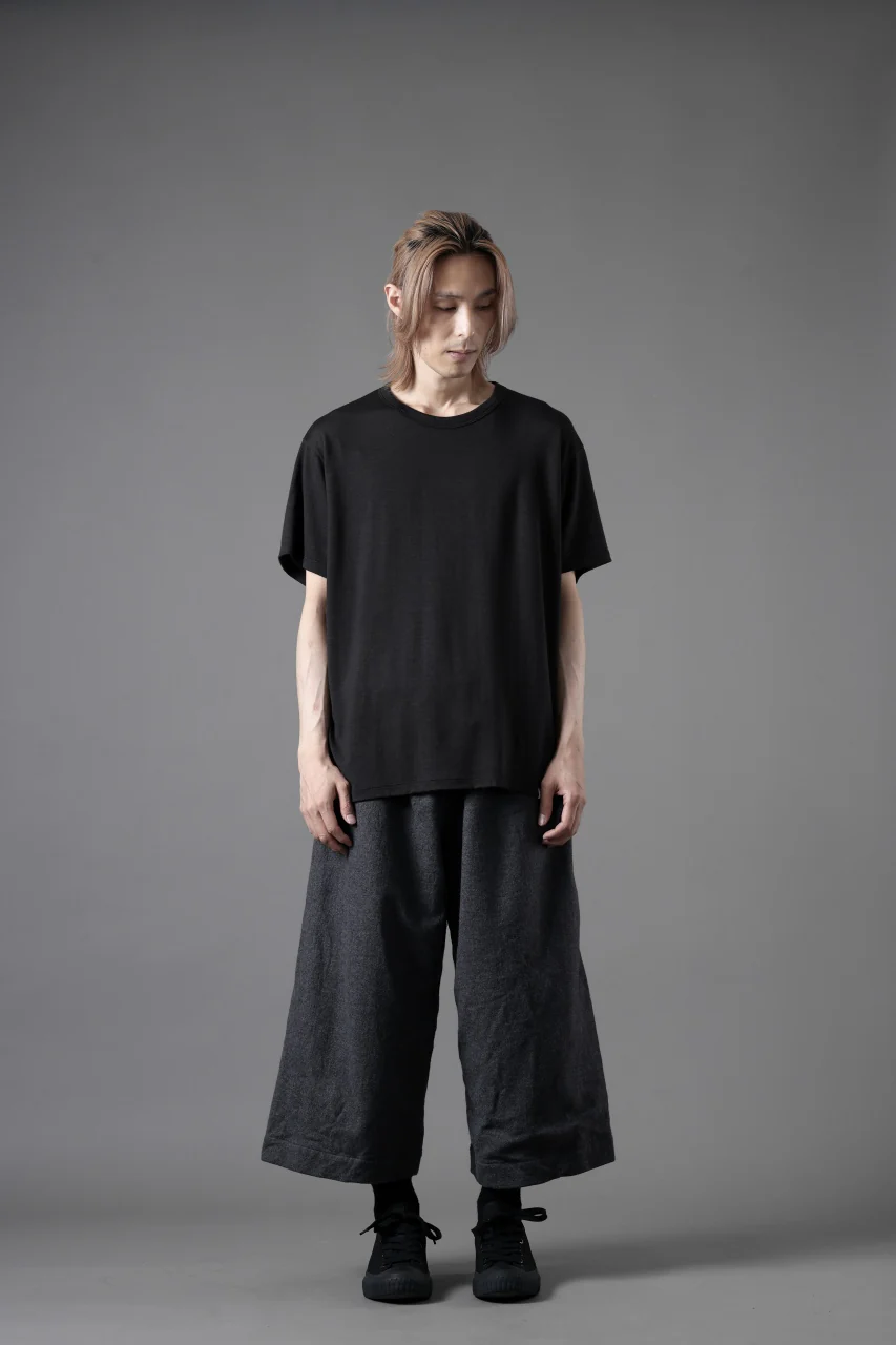 YUTA MATSUOKA baggy pants /compressed wool jersey (dark gray) - Image 31